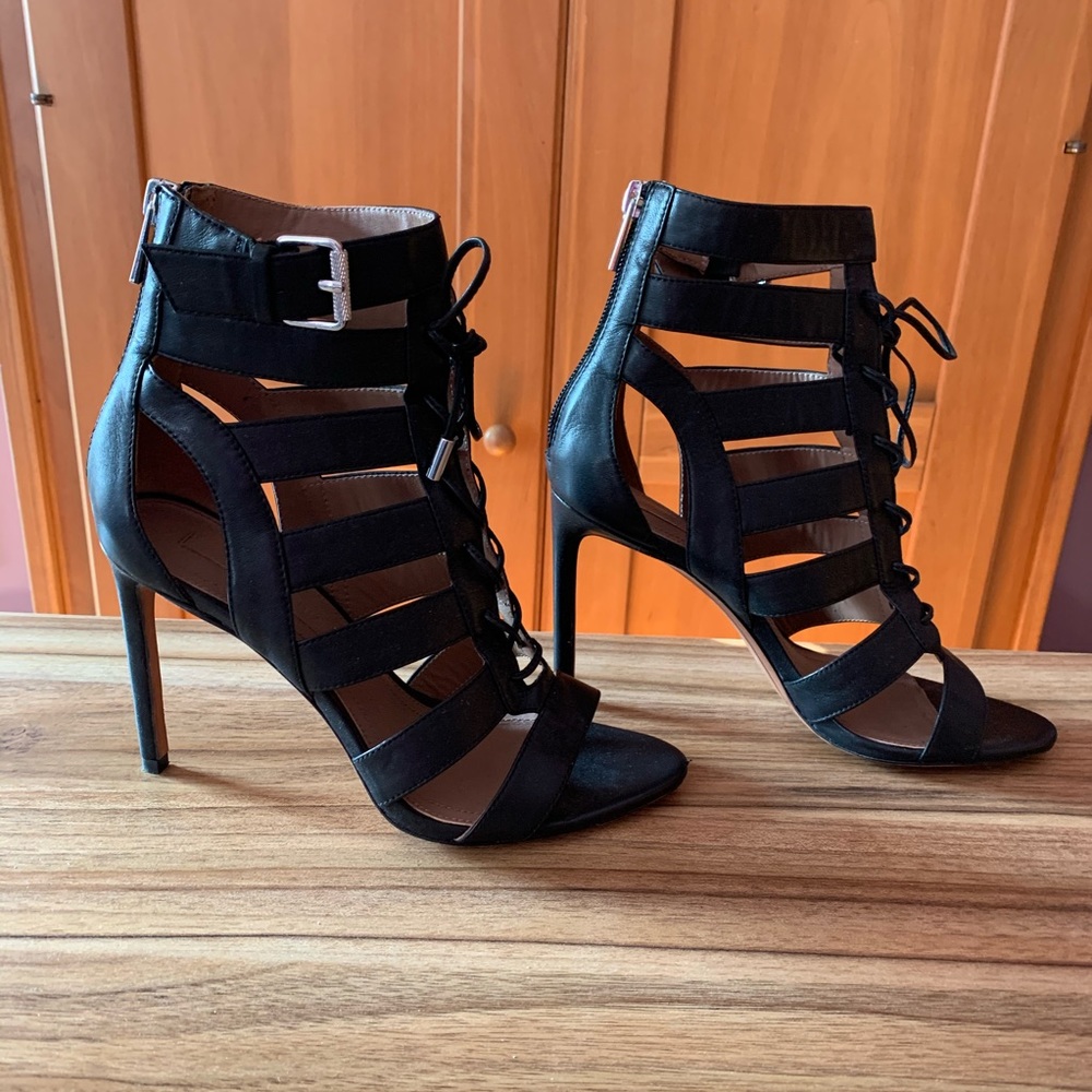 BCBGMaxAzria Ebony Stiletto Caged Sandal